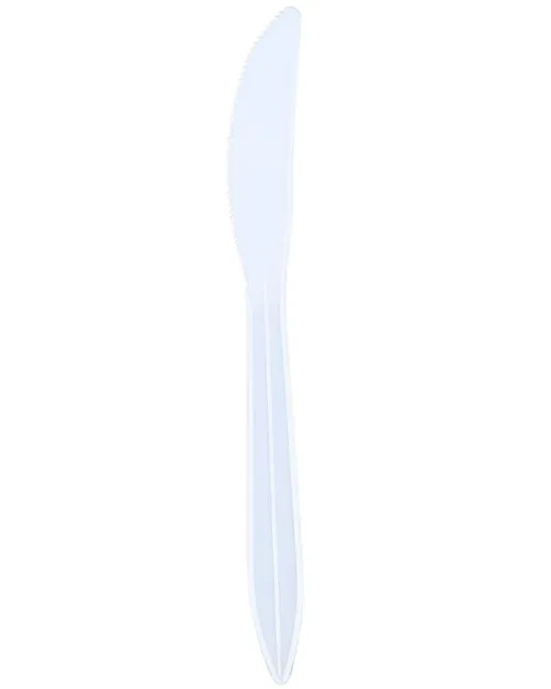 Plastic Knife - White - Bulk - Image 2