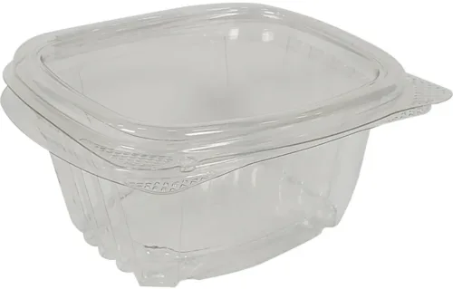 Hinged Deli Container - Clear - 8oz