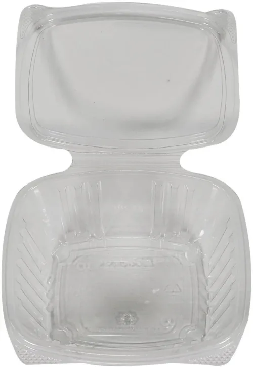 Hinged Deli Container - Clear - 16oz - Image 2