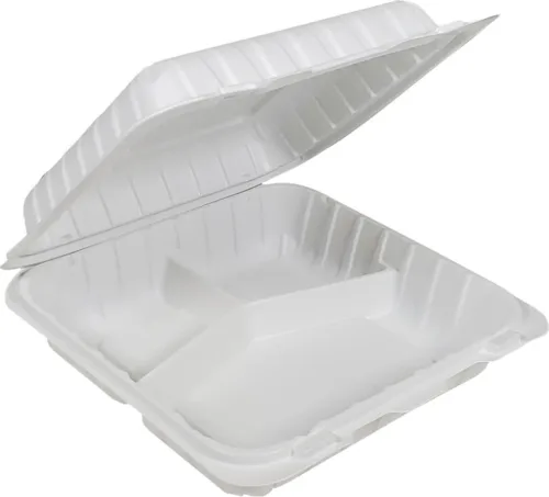 MFPP Clamshell Container - 9x9 - 3 Compt.