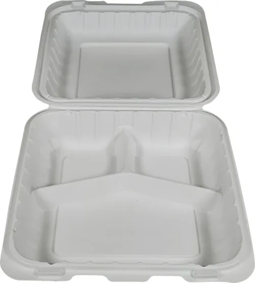 MFPP Clamshell Container - 9x9 - 3 Compt. - Image 2