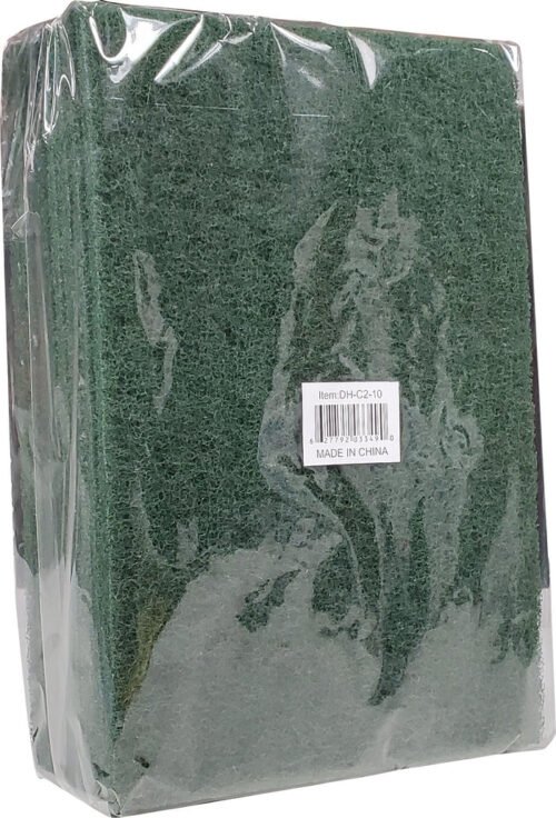 Dark Green Scouring Pad 23x15x1cm 8/pack - Image 2